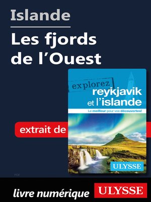 cover image of Islande--Les fjords de l'Ouest